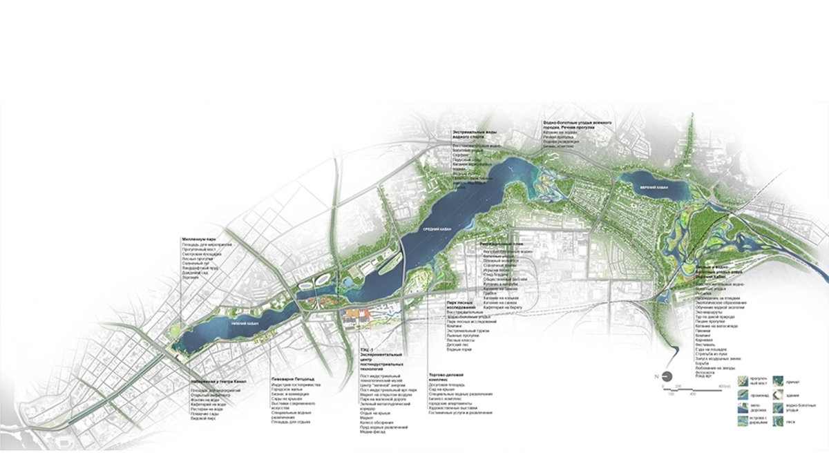 Озера Кабан: набережные Казани обустроят по проекту китайских архитекторов  :: Городская недвижимость :: РБК Недвижимость