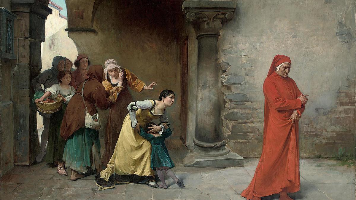 Антонио Котти. &laquo;Данте в Вероне&raquo;, 1879