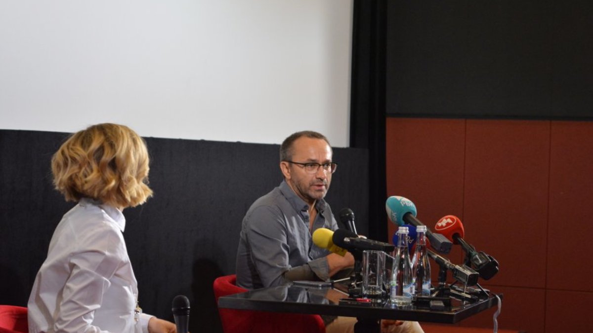 Андрей Звягинцев на премьерном показе картины &laquo;Нелюбовь&raquo; в Новосибирске, июль 2017 года
