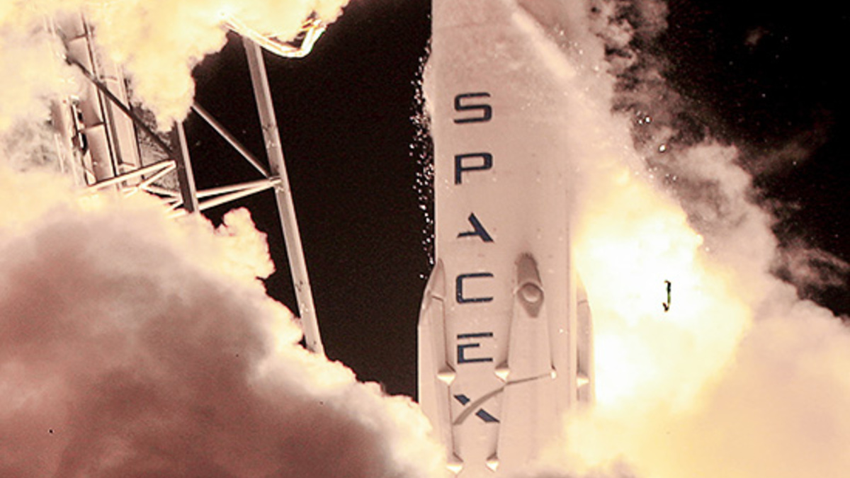 Ракета Falcon 9 производства компании SpaceX