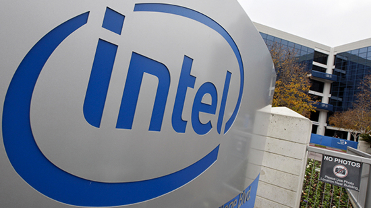 Логотип американской корпорации Intel Corp.


