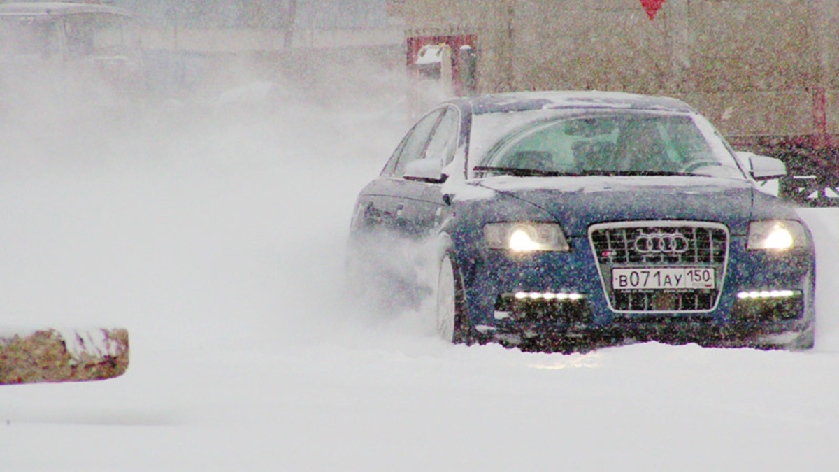 Тест Audi S6 – проверка московским снегом :: Autonews