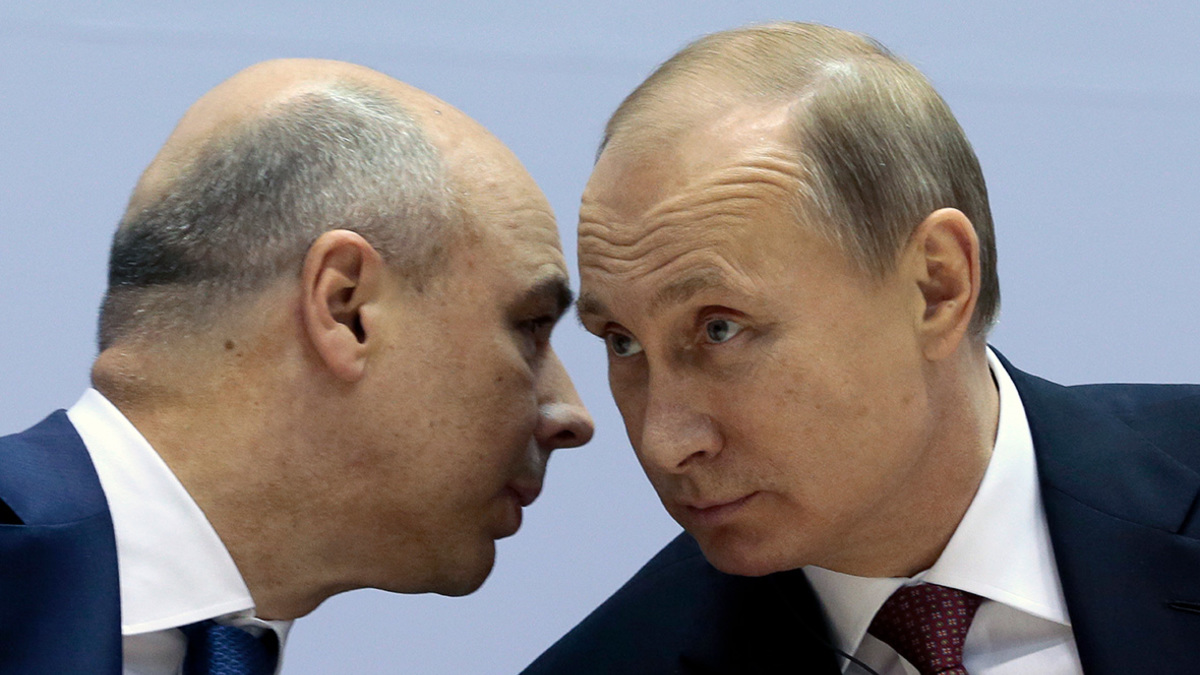 Антон Силуанов и Владимир Путин