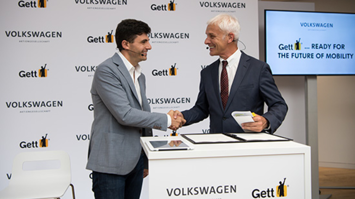 Volkswagen и Gett решили создать приложение для такси премиум-класса — РБК