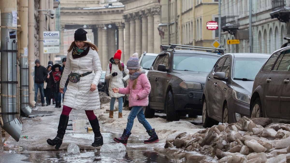 Жалобы на сугробы и гололёд в Петербурге дошли до прокуратуры — РБК