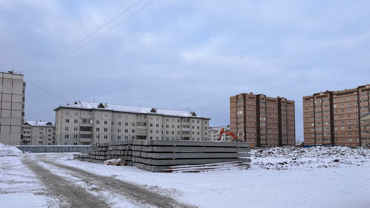 Центр возводится в микрорайоне 7А