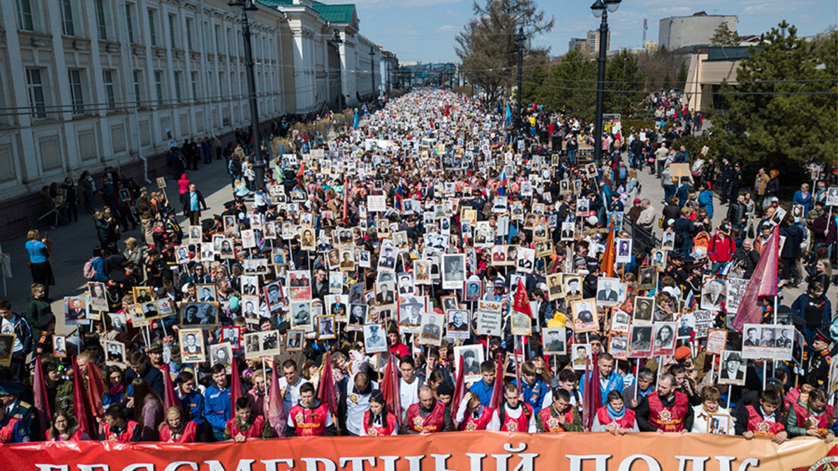 Бессмертный полк в серове