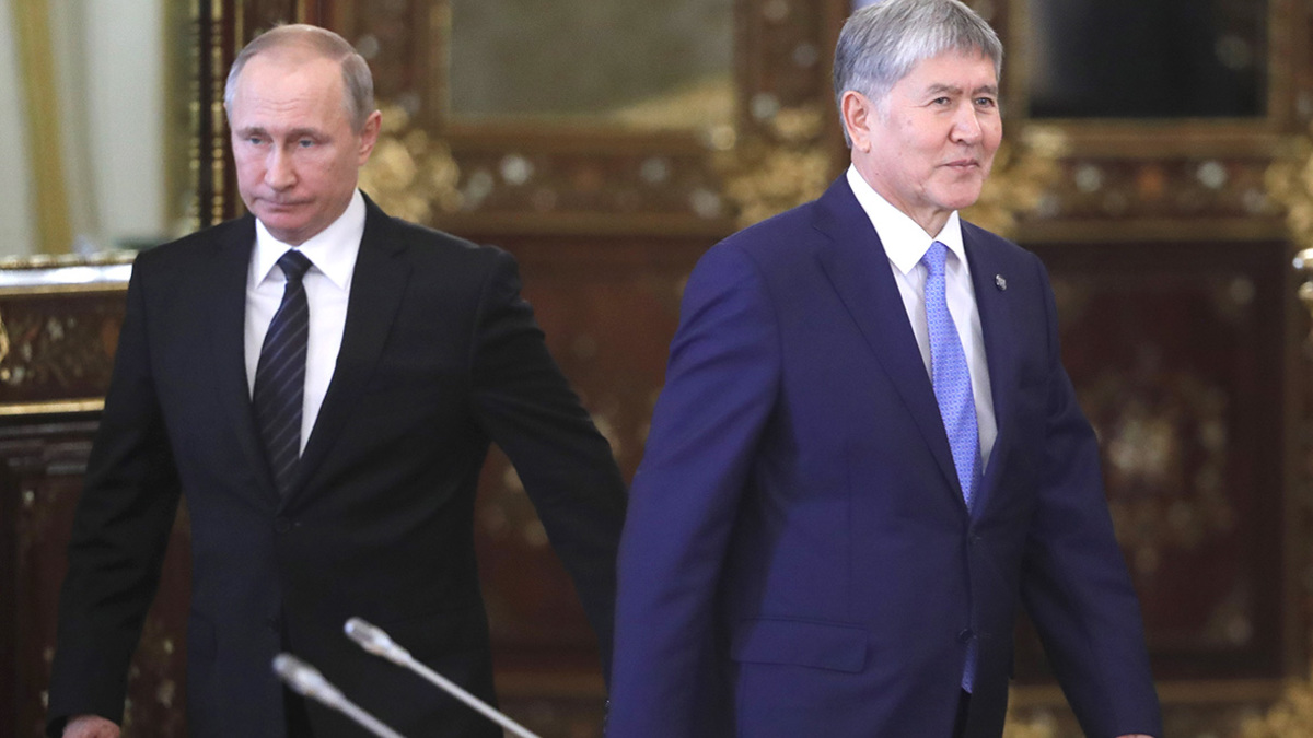 Владимир Путин и Алмазбек Атамбаев