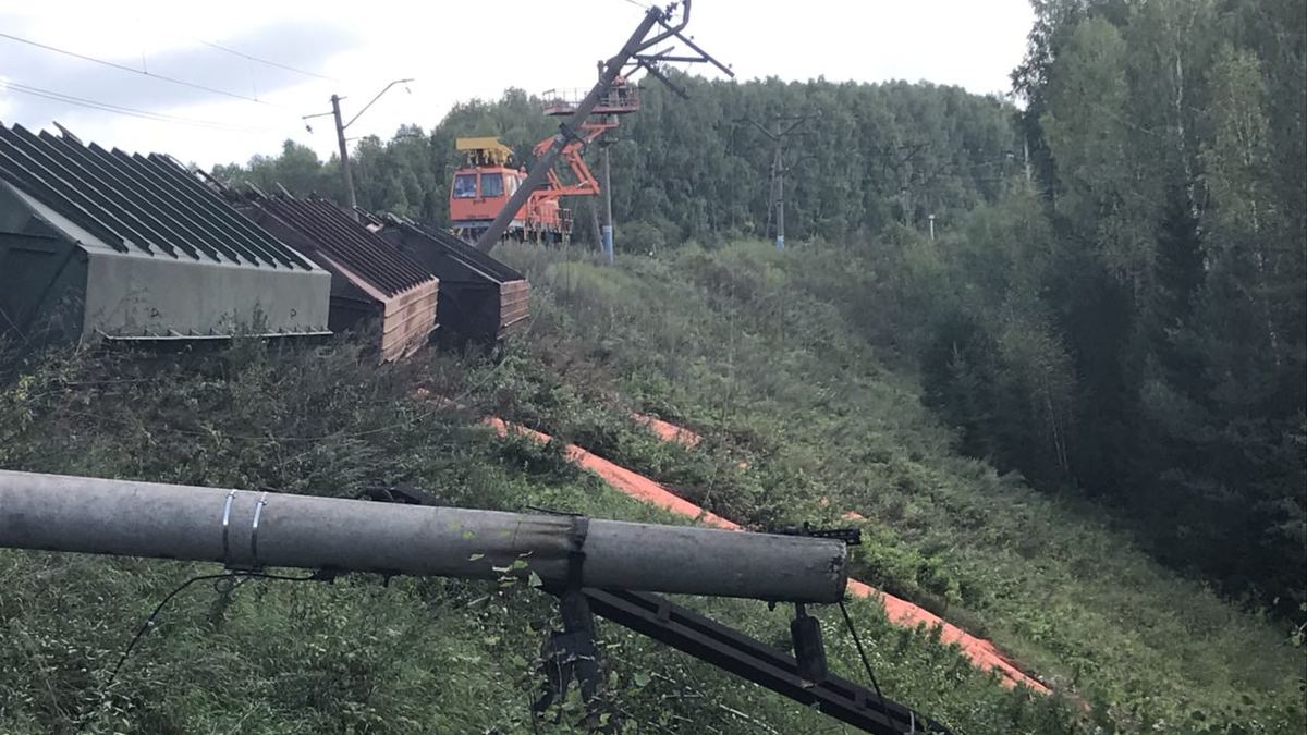 В Прикамье СКР проверяет обстоятельства схода вагонов с рельсов — РБК