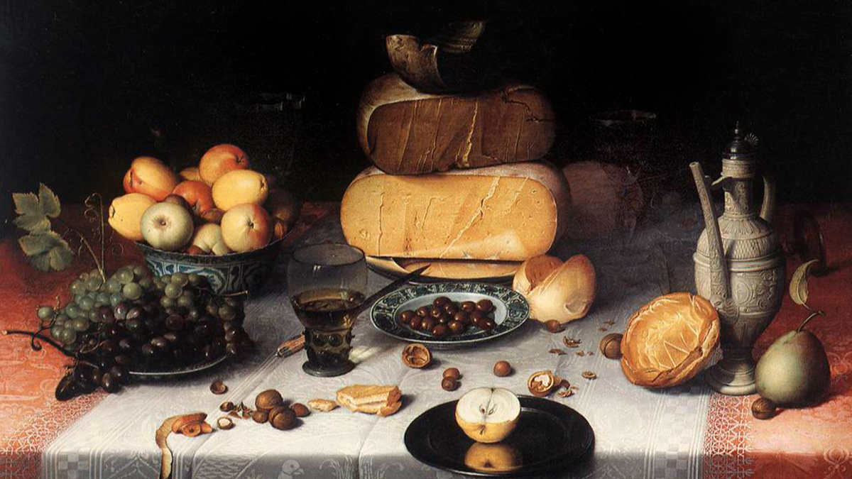 Флорис ван Дейк. «Натюрморт с сыром». Ок. 1615
