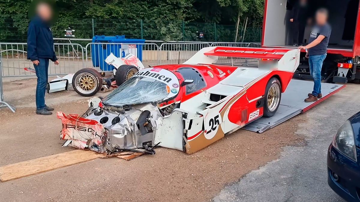 Porsche 962C за $1,2 млн разбили на треке. Видео :: Autonews