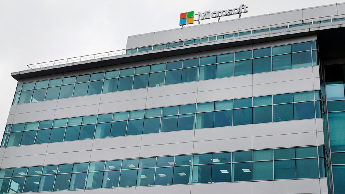 Здание компании Microsoft на Крылатской улице в Москве
