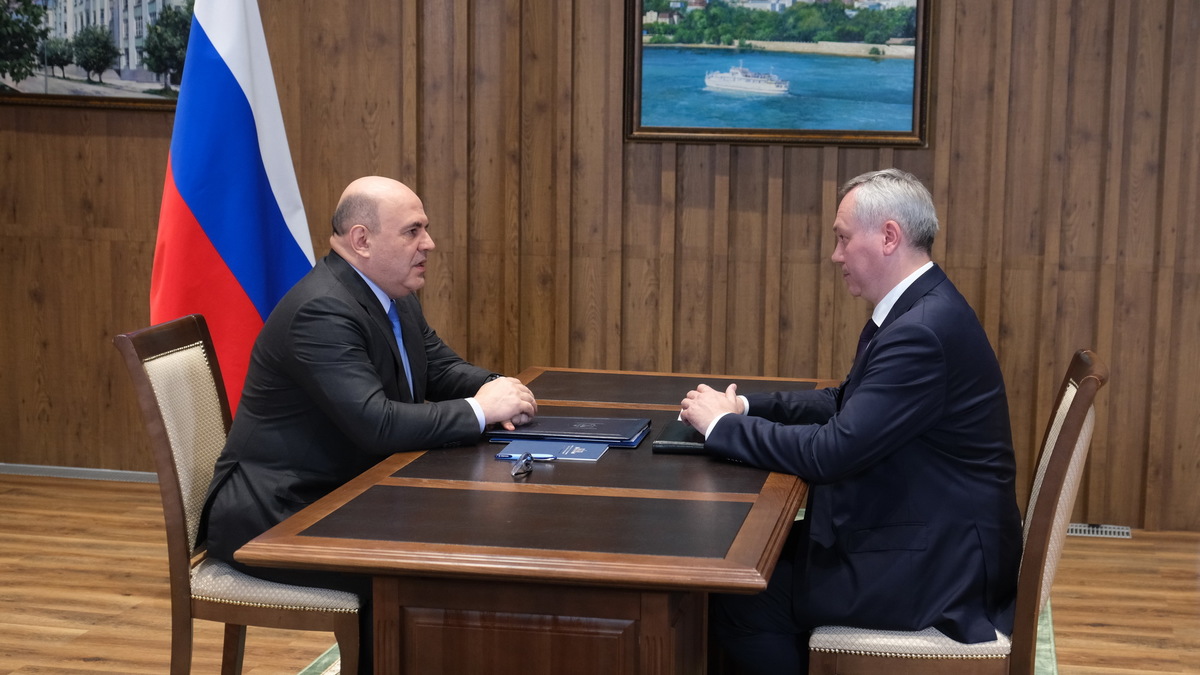 Михаил Мишустин и Андрей Травников