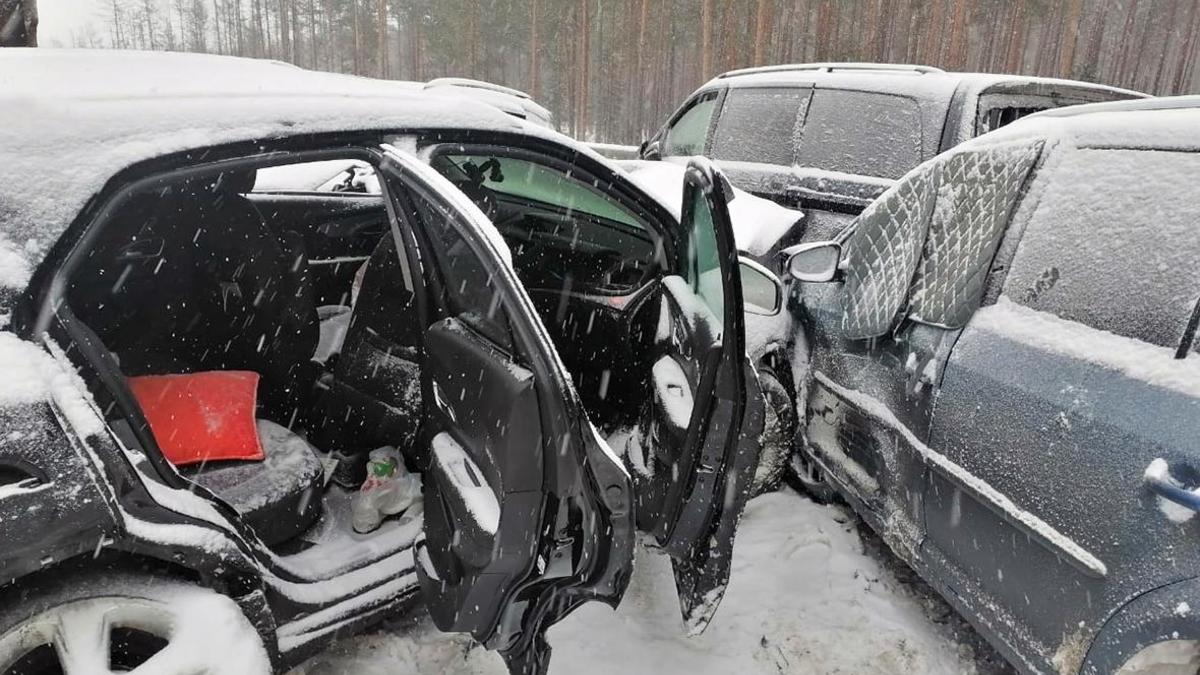 Число попавших в ДТП в Новгородской области машин выросло до 41 — РБК