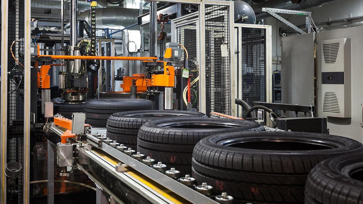 Производственная линия Bridgestone