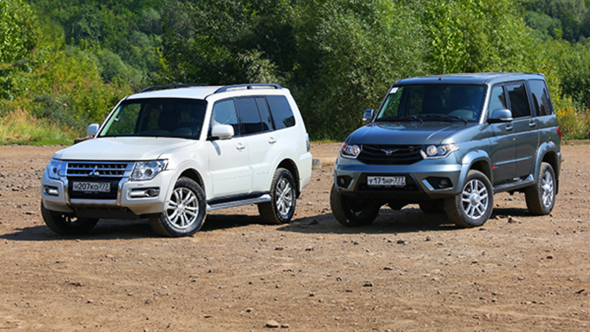 Грязный бой. UAZ Patriot против Mitsubishi Pajero :: Autonews