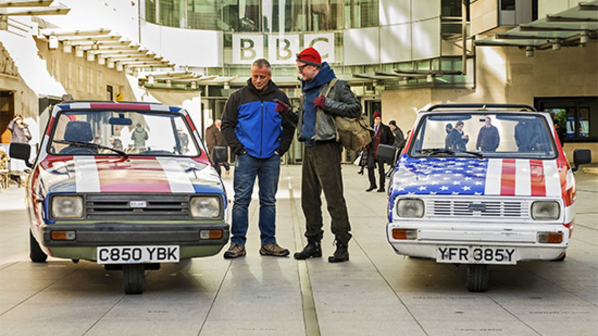 Новые ведущие Top Gear Мэтт Леблан и Крис Эванс (слева направо)