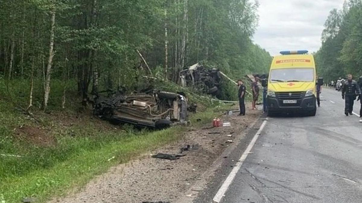 Пять человек погибли в ДТП с двумя автомобилями и грузовиком под Пермью —  РБК