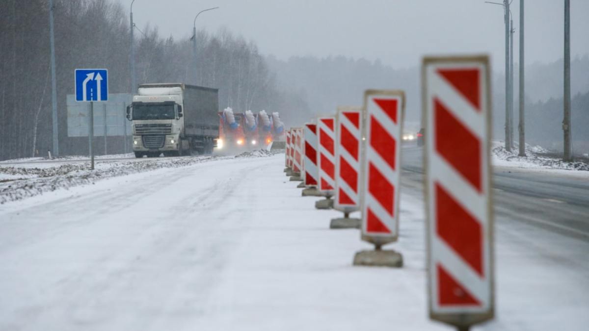 Из-за обледенения на трассе Тюмень – Ханты-Мансийск перекрыто движение — РБК