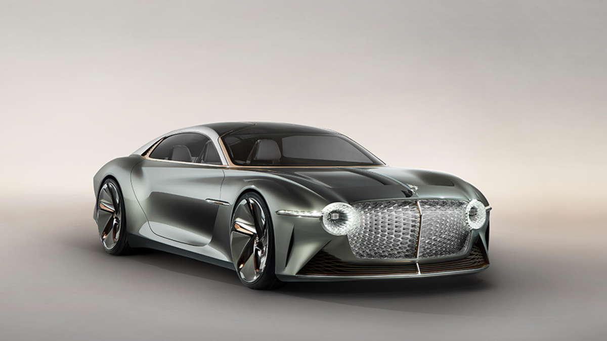 Спецэффекты и программы электрокара Bentley EXP 100 GT | РБК Стиль