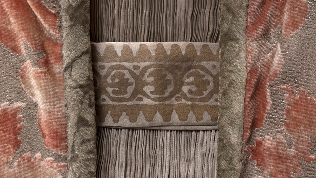 Платье и пальто Delphos (деталь), ок. 1919-1920