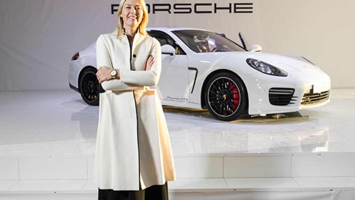 Мария Шарапова разработала дизайн нового Porsche | РБК Стиль