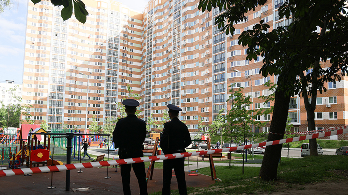 Последствия атаки беспилотников на Москву. Фоторепортаж — РБК