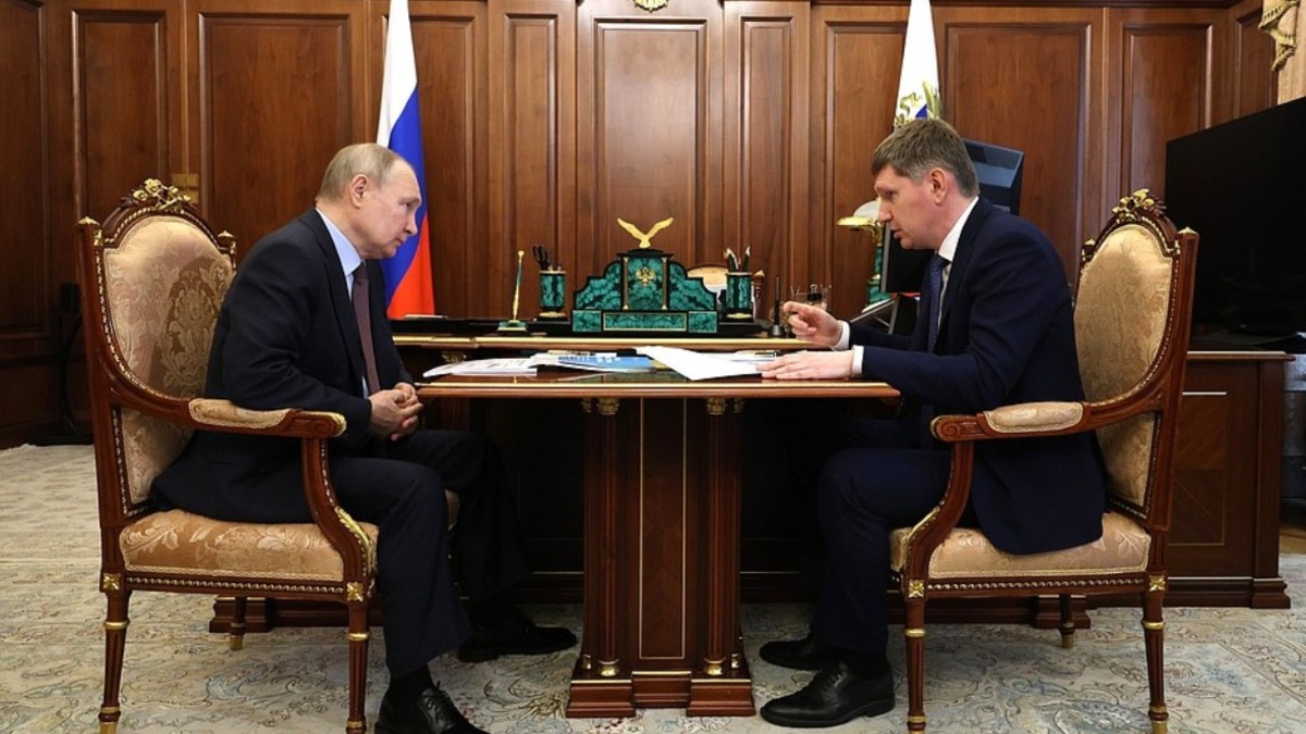 Владимир Путин и Максим Решетников (Фото: kremlin.ru)