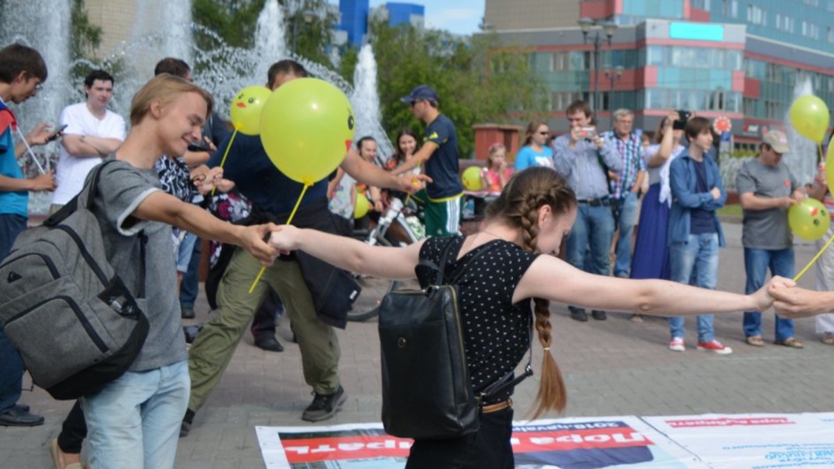 Несанкционированный пикет штаба Навального 9 июля