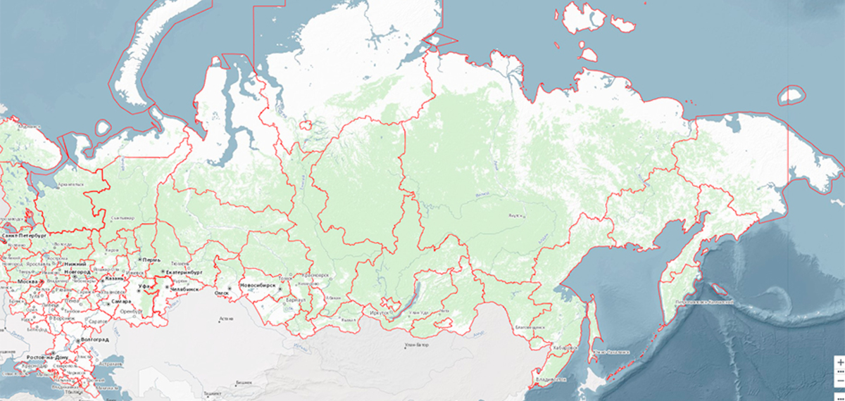 Росреестр обновил публичную кадастровую карту России :: Город :: РБКНедвижимость