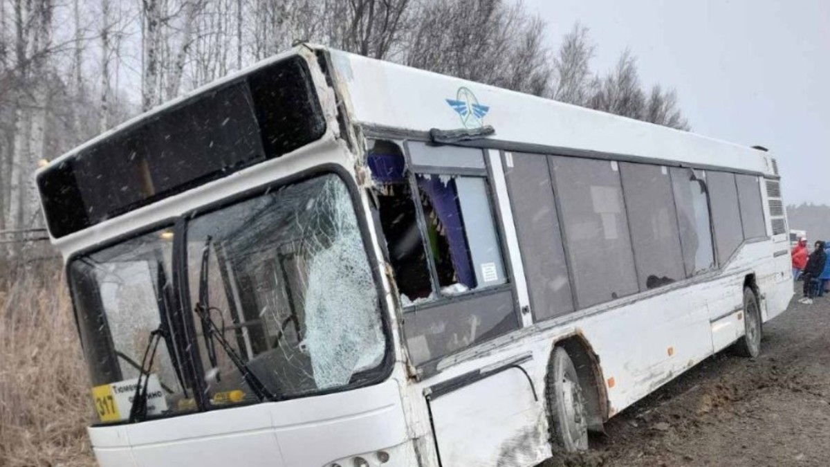 Под Тюменью «ГАЗель» врезалась в рейсовый автобус с пассажирами — РБК