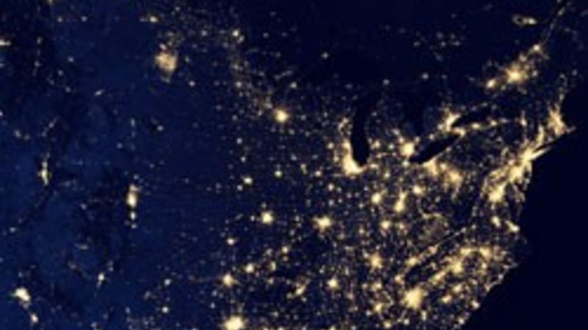 Китай ночью из космоса17