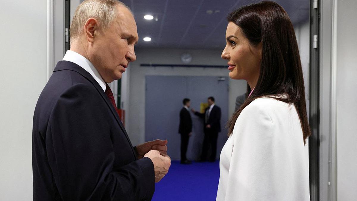 Владимир Путин и Евгения Гуцул