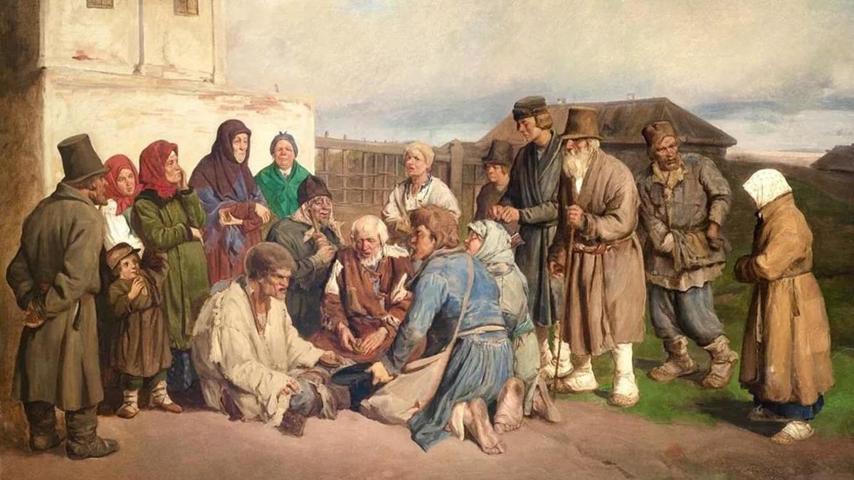 Картина Виктора Васнецова «Богомольцы»