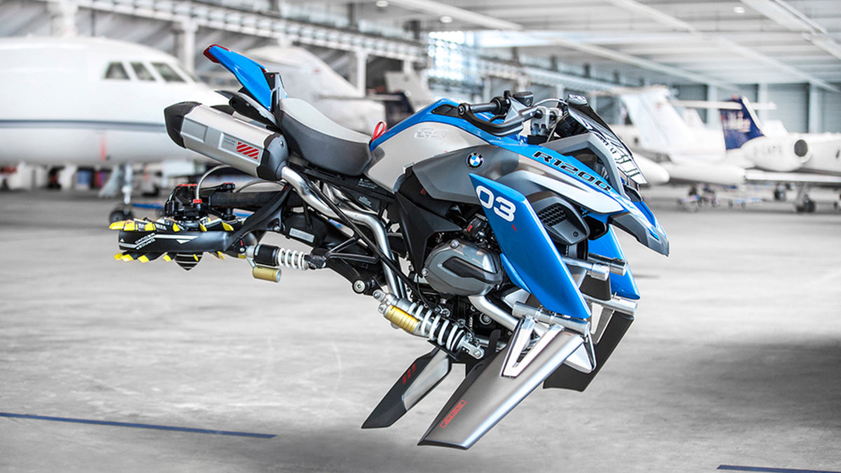 Летающий мотоцикл Hover Ride от BMW Motorrad и LEGO Technic