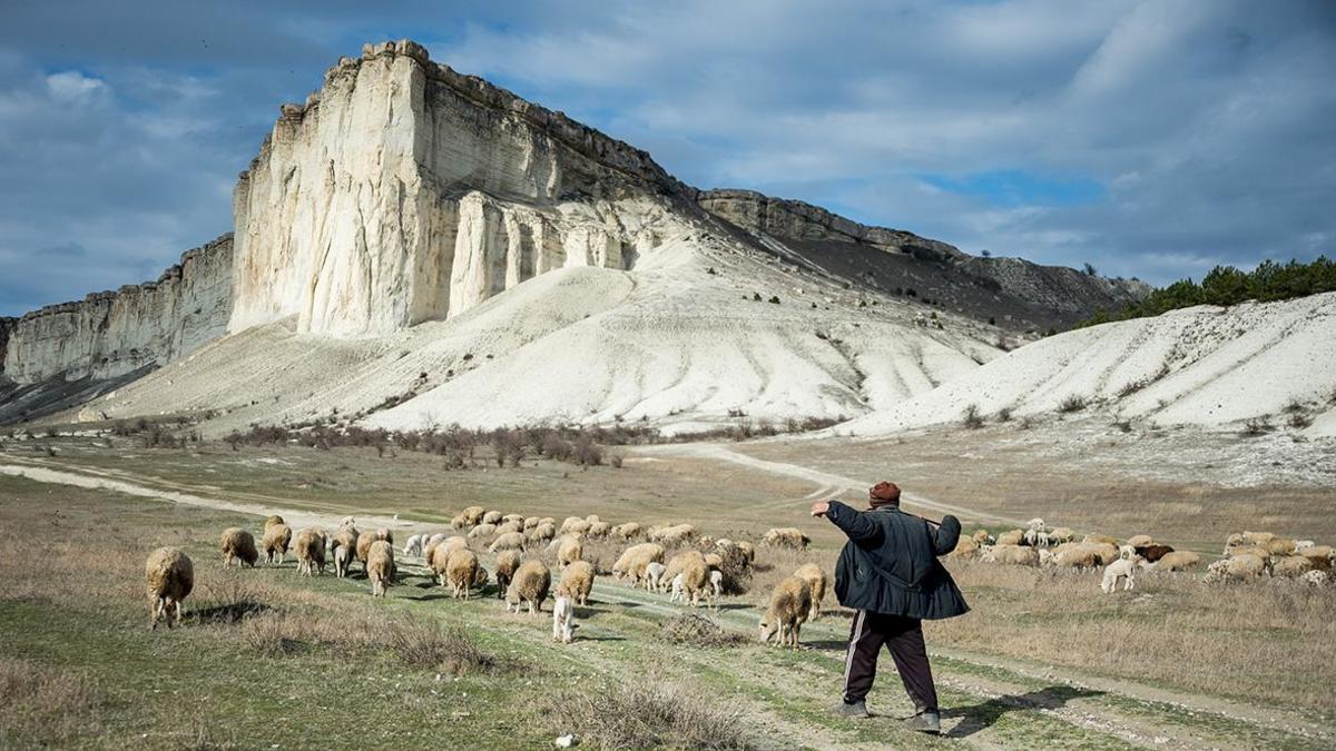 Белая скала в Крыму