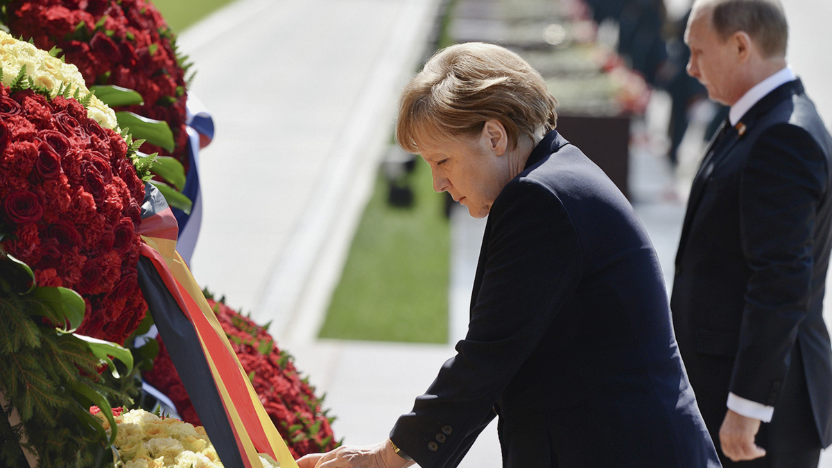 Ангела Меркель и Владимир Путин