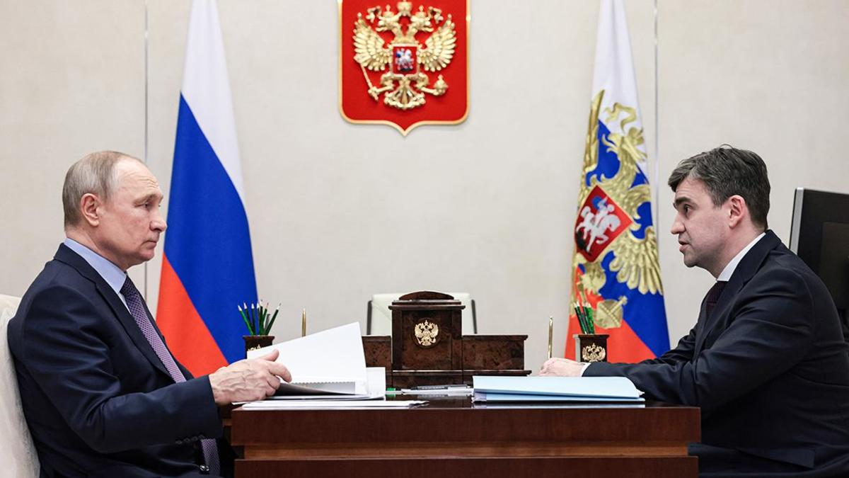 Владимир Путин и Станислав Воскресенский