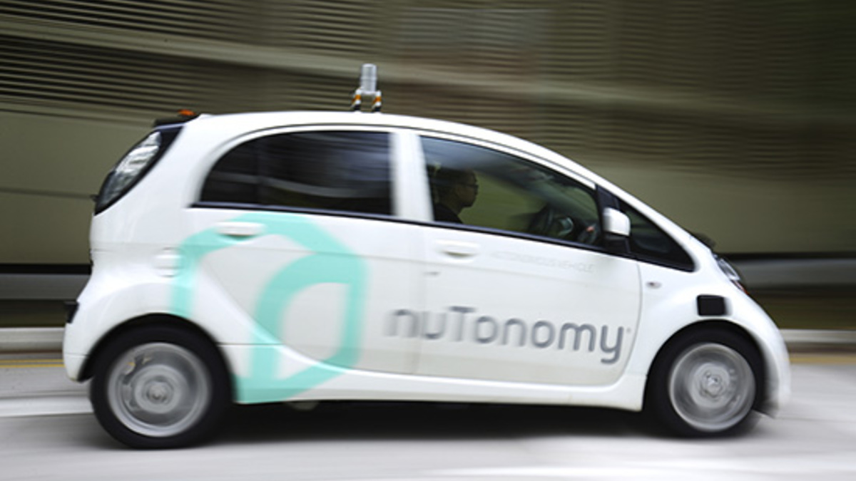 Первое в мире беспилотное такси компании nuTonomy