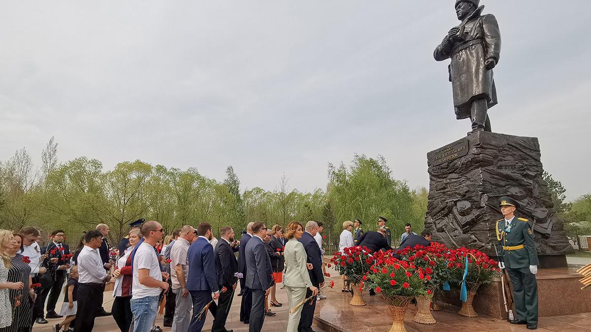 Праздничное мероприятие в Астане, посвященное Дню Победы