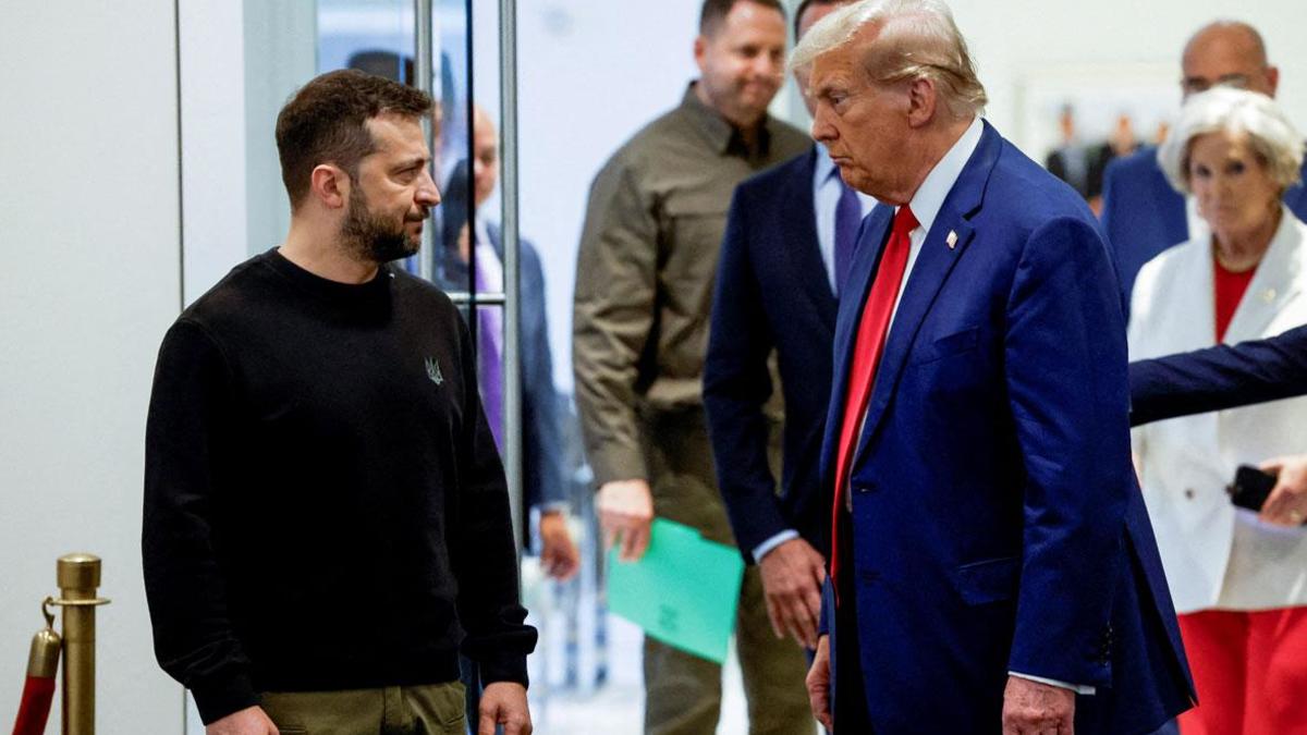 Владимир Зеленский и Дональд Трамп