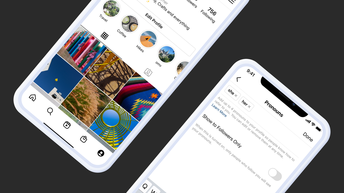 Instagram разрешит пользователям указывать местоимения в профиле | РБК Стиль