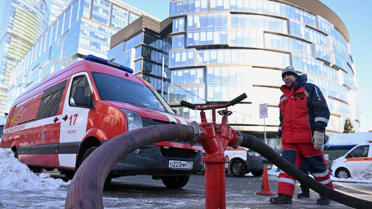 Пожар в «Сбербанк-Сити» в Москве потушили — РБК