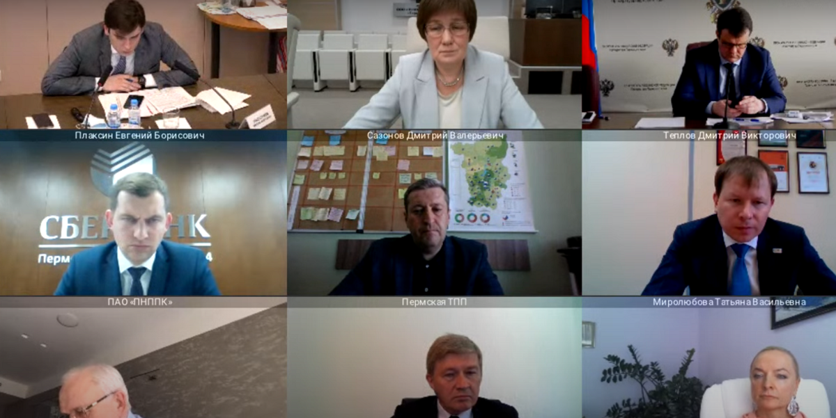 Фото: Стоп-кадр трансляции заседания оперштаба