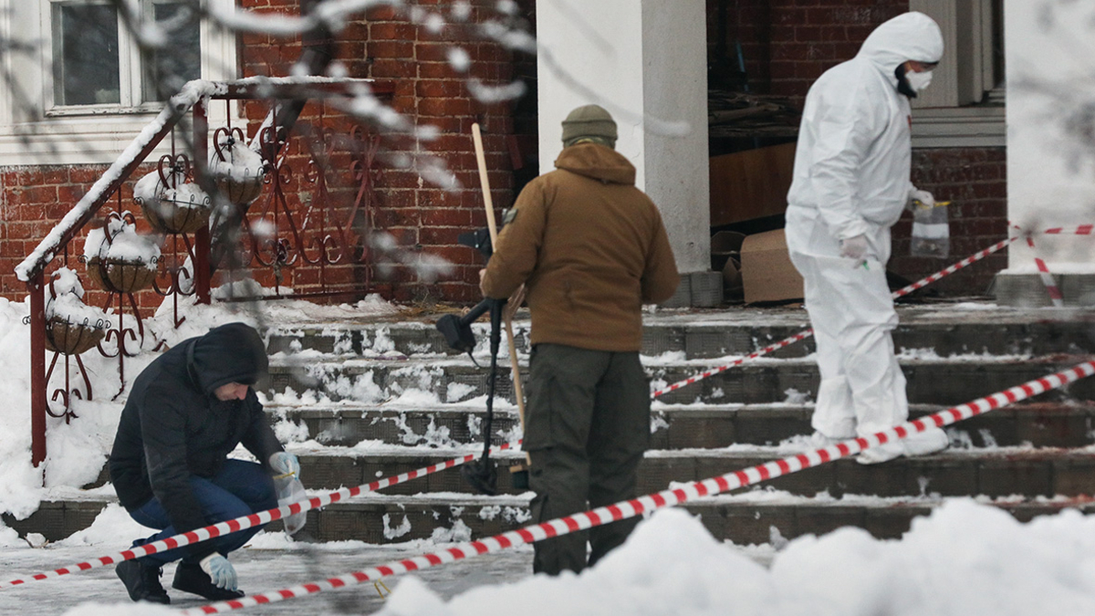 Обстановка у Серпуховского Введенского Владычного женского монастыря 13 декабря 2021 г.