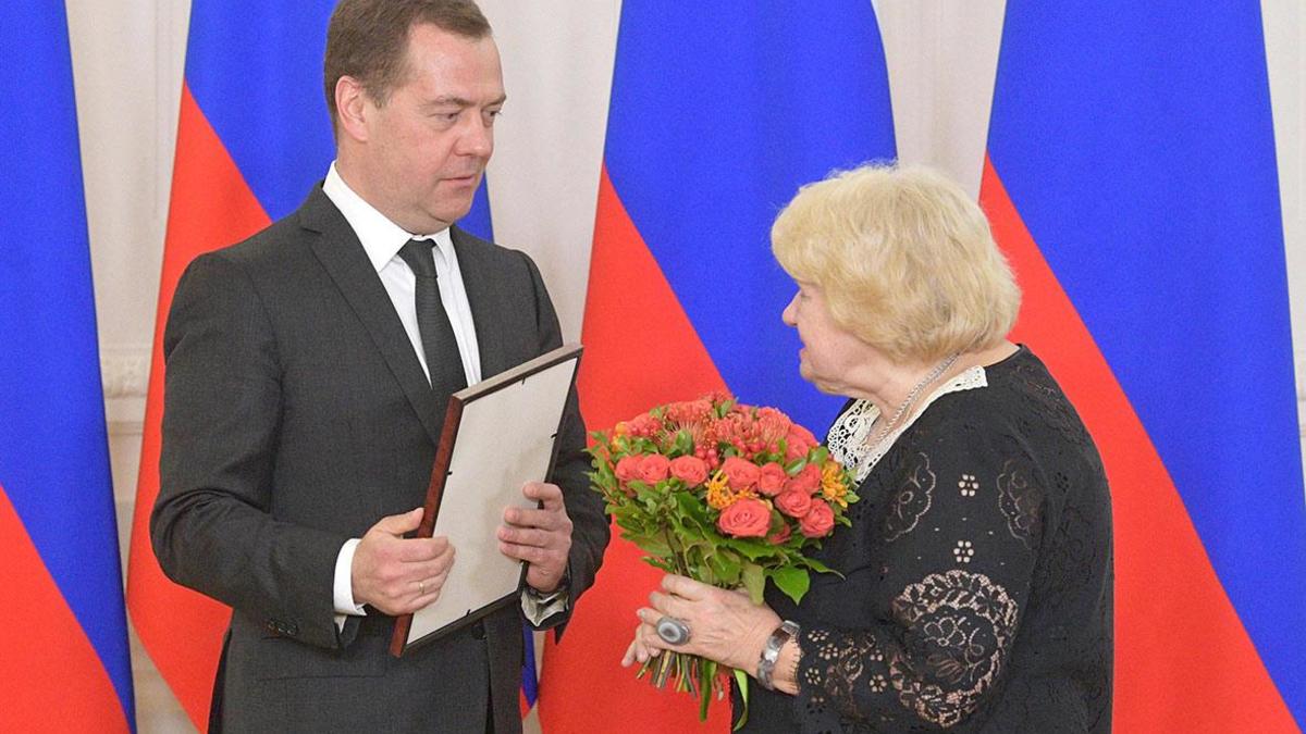 Дмитрий Медведев и Бэлла Куркова