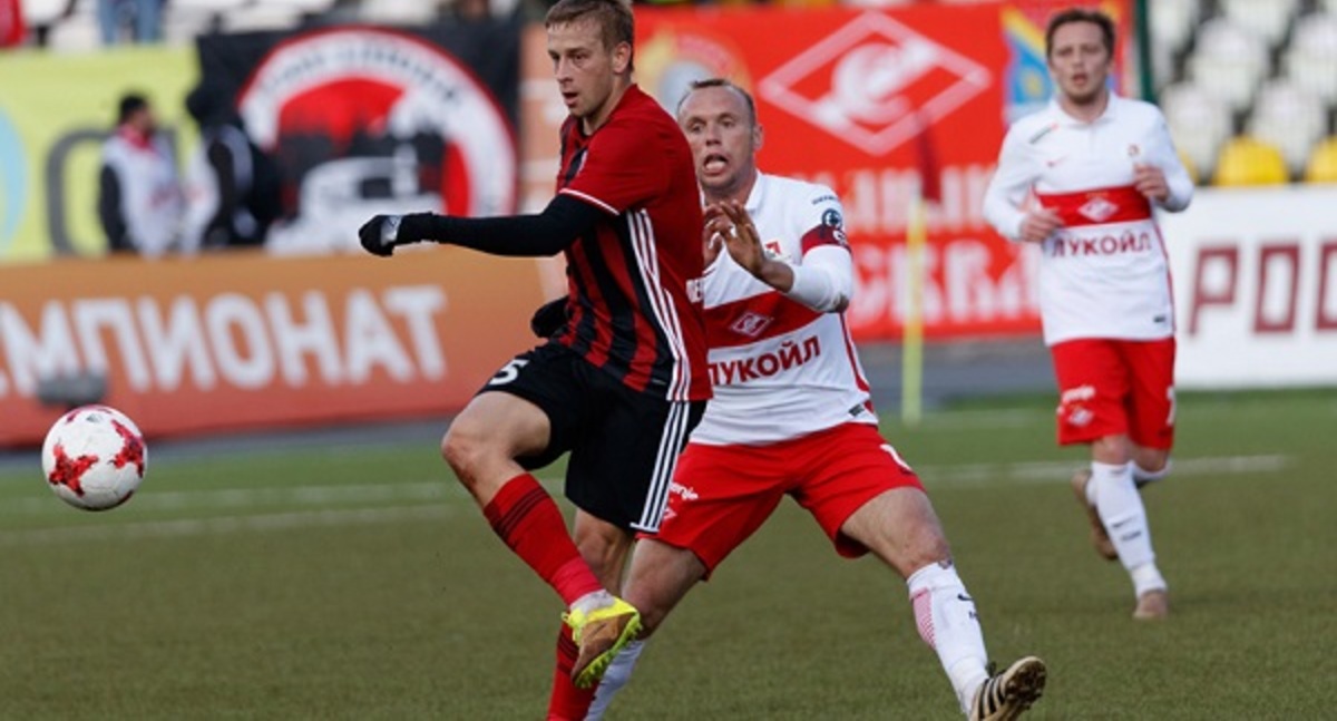 В 14 и 28 туре чемпионата "Амкар" проиграл "Спартаку" 1:0
