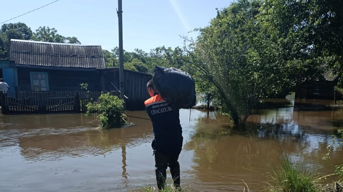 Большая вода зашла в 8 населенных пунктов Приморья — РБК