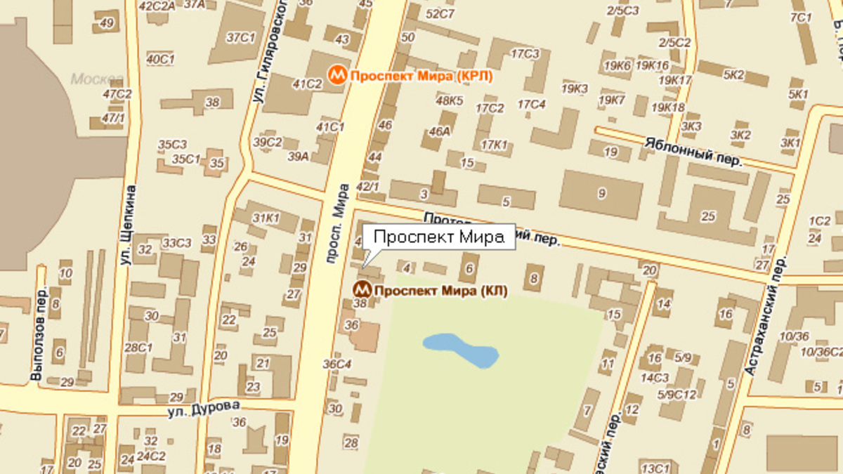 Москва щепкина моники. Карта Москвы Моники Щепкина 61/2.