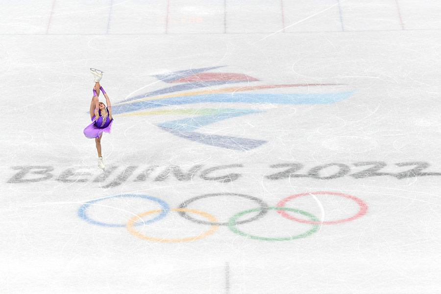 Камила Валиева на XXIV зимних Олимпийских играх в Пекине, 2022 год